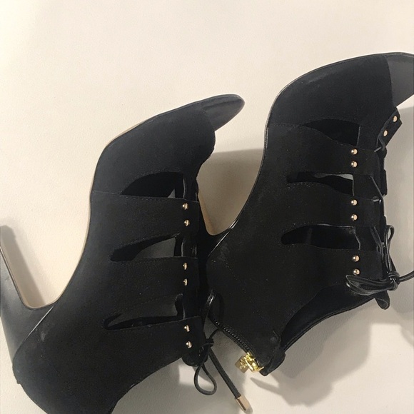 ISOLA Leather Cage Peep Toe Heels - Picture 4 of 9